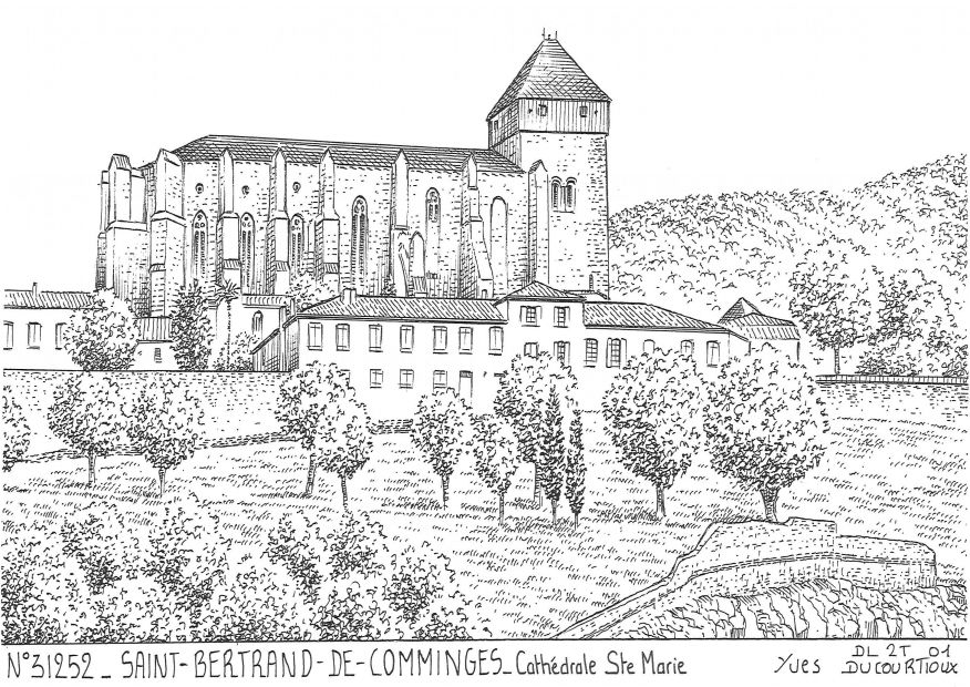 N 31252 - ST BERTRAND DE COMMINGES - cathédrale ste marie